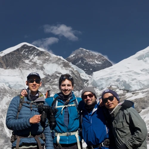 Picture taken at the Everest Base Camp.