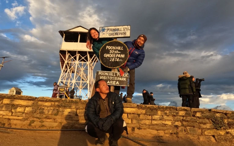On top of Poon Hill