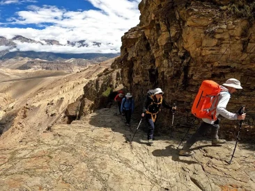 Between Chungsang to Muktinath