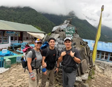 trekking path outside of Lukla