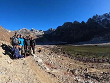 Group Photo at Gokyo Village