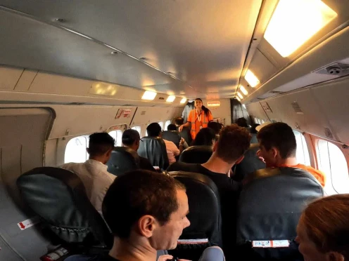 inside plane