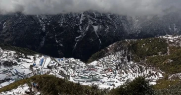 namche bazaar in winter