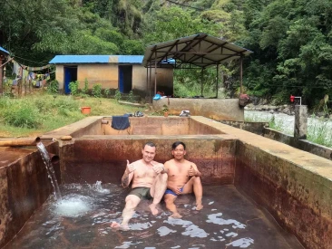 Natural Hot Spring at Jagat