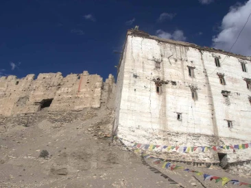 Old Royal Palace from Upper Mustang at Tsarang