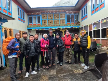 Our Group with client