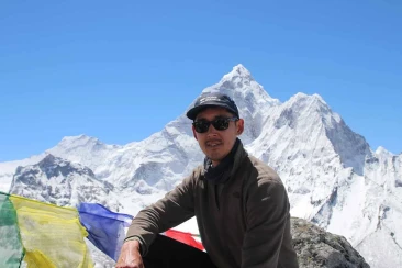 single photo with amadablam