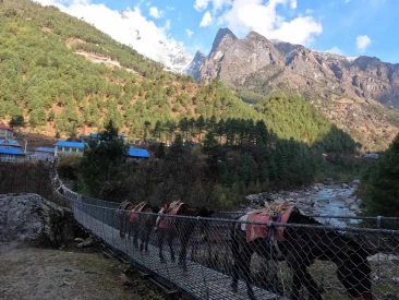 trek from phakding to namche