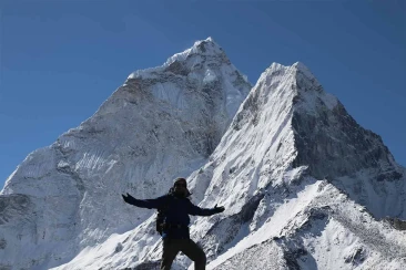 trekkers in mountain