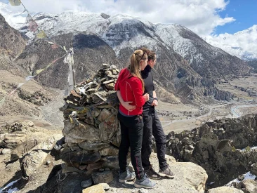 view from Manang