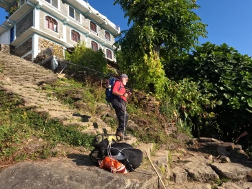 Walking Jhinu Downhill