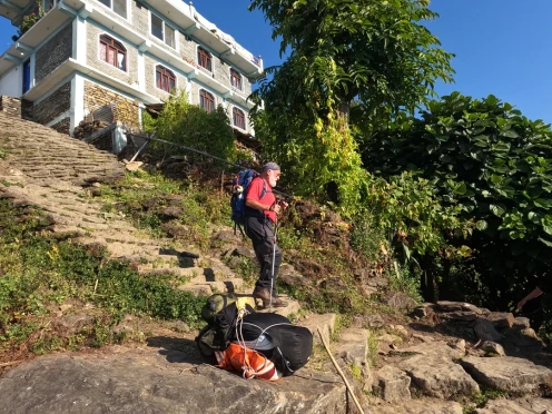 Walking Jhinu Downhill