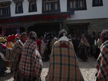 wedding ceromony at Lomanthang